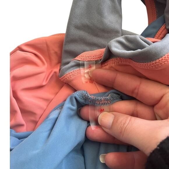 Yagodka Dance set Flying Melody peach blue bra & flutter shorts small medium - Picture 4 of 5